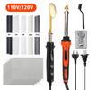 Pro Plastic Repair Soldering Iron 220V/110V for Car Bumper & Damaged Plastic Temperature Adjustable Include PP/PE/ABS/PVC Solder