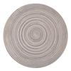 6PCS Braided Beige Round Place Mats for Kitchen Dining Table Runner Heat Insulation Non-Slip Washable Placemats Christmas Dinner