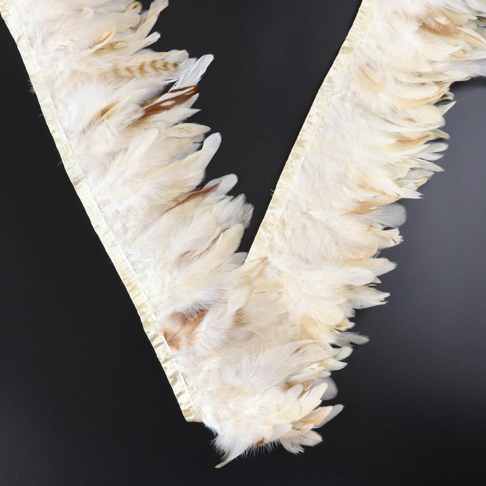 Chicken Feather Cloth Edge Three White Swimming Lace Clothing Accessories Stage Performance Materials Diy Jewelry Accessories New