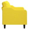 Vidaxl 2-Seater Sofa, Light Yellow, 120 Cm, Upholstered In Fabric
