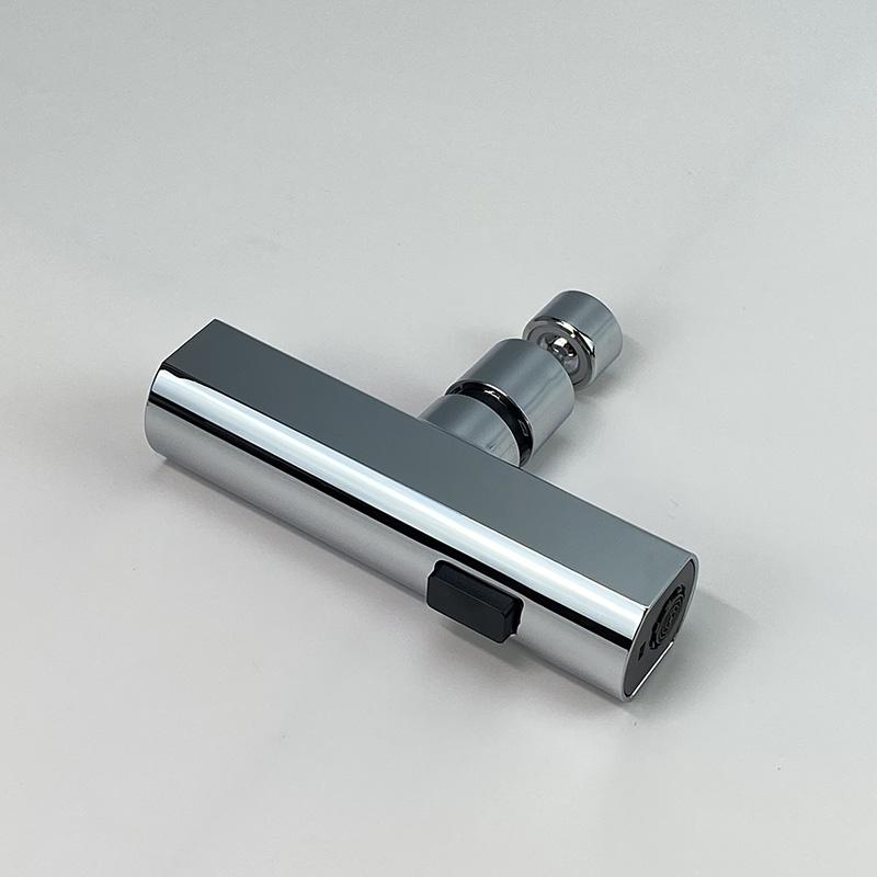 Водопад, кухонный смеситель, вращающийся многофункциональный смеситель, аэратор, удлинитель, насадка для раковины, водопроводный кран, кухонные аксессуары для ванной комнаты as the picture серебряный