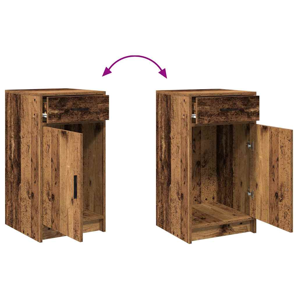 Sideboard Reclaimed Wood 40 x 40.5 x 75 cm Engineered Wood
