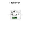 RF 433MHz Wireless Light Switch 220V 110V 10A Relay Controller Switch Mini Round Button Panel Switch For Home LED Lighting