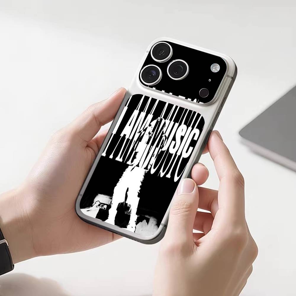 P-playboi Carti I AM MUSIC Wrap Sticker for iPhone17 Pro/17pro Max Phone Decal Skin Rear Protector Case Film Full Cover