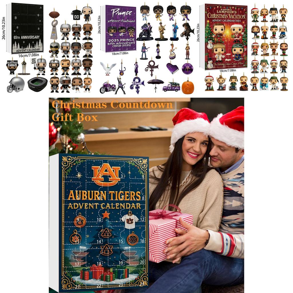 Arsenal Liverpool Calcio Acrilico Natale Scatola Cieca Ornamento Albero Con Personaggi dei Cartoni Animati Per Decorazioni Festive