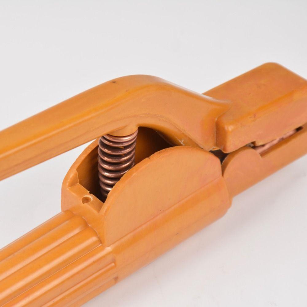Heat Resistant Welding Electrode Holder Insulated Handle Electrode Holding Clamp For Welders