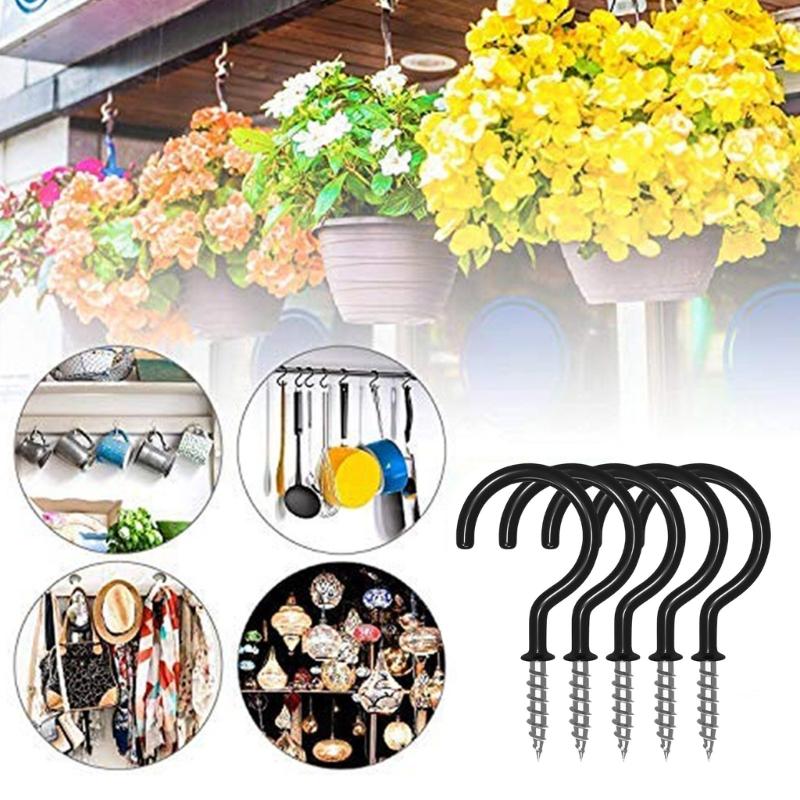 Crochet Multifonction pour Installation au Plafond, Mur et Balcon Espace de Rangement Fer Sûr pour Maisons