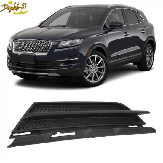 For MKC 2015- Left Front Bumper Grille ert Black Fog Light Grille Cover