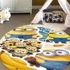 Classic Minions Circular Rug Lovely Character Pattern Round Floor Mat For Children Bedroom Living Room Home Decorative Carpet