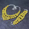 Citrine Gemstone Handmade 925 Sterling Silver Jewelry Set I8a94