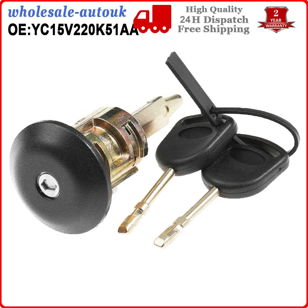 For Ford Transit Mk6 Mk7 Front Door Lock Barrel Right (2000 - 2014) With 2 Keys