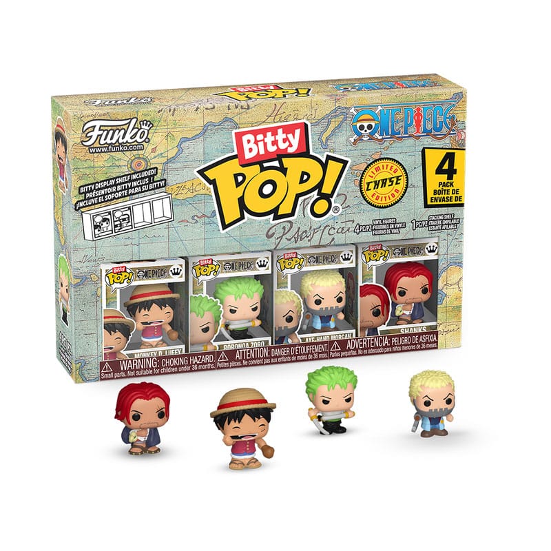 Funko Bitty Pop - One Piece - Luffy 4er-Pack