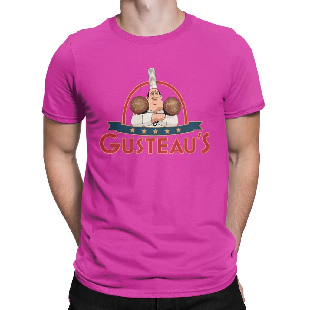 Gusteau S Anyone Can Cook Ratatouille T Shirt Men Chef Cooking Culinary Vintage Tees Crew Neck