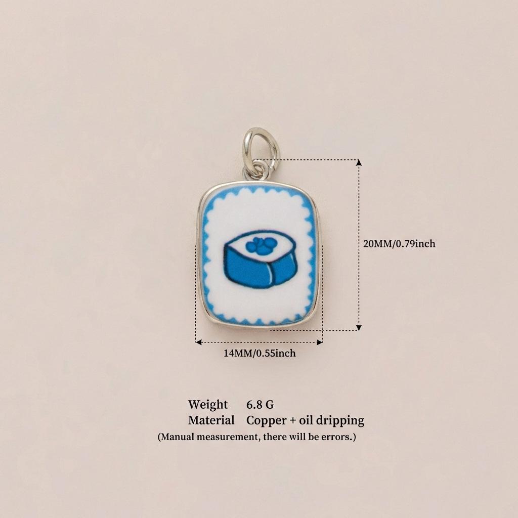 2025 Autumn Totoro Bow Knot Fireman Pendant Necklace