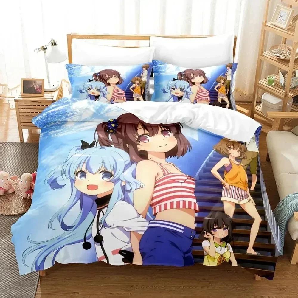 Anime Sora No Method Celestial Method Bedding Set Boys Girls Twin Queen Size Duvet Cover Pillowcase Bed Kids Adult