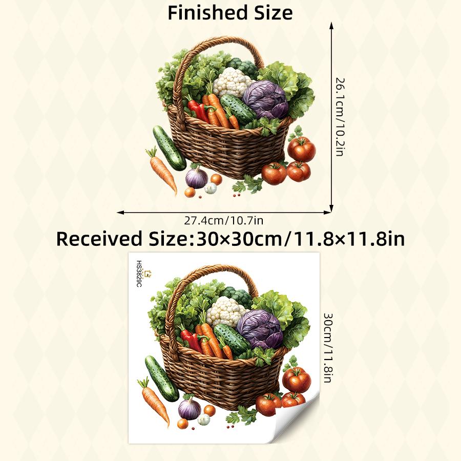 Cute Fruit And Veggie Fridge Decals Waterproof Cartoon Kitchen Stickers Removable Refrigerator Art For Family Home Decor