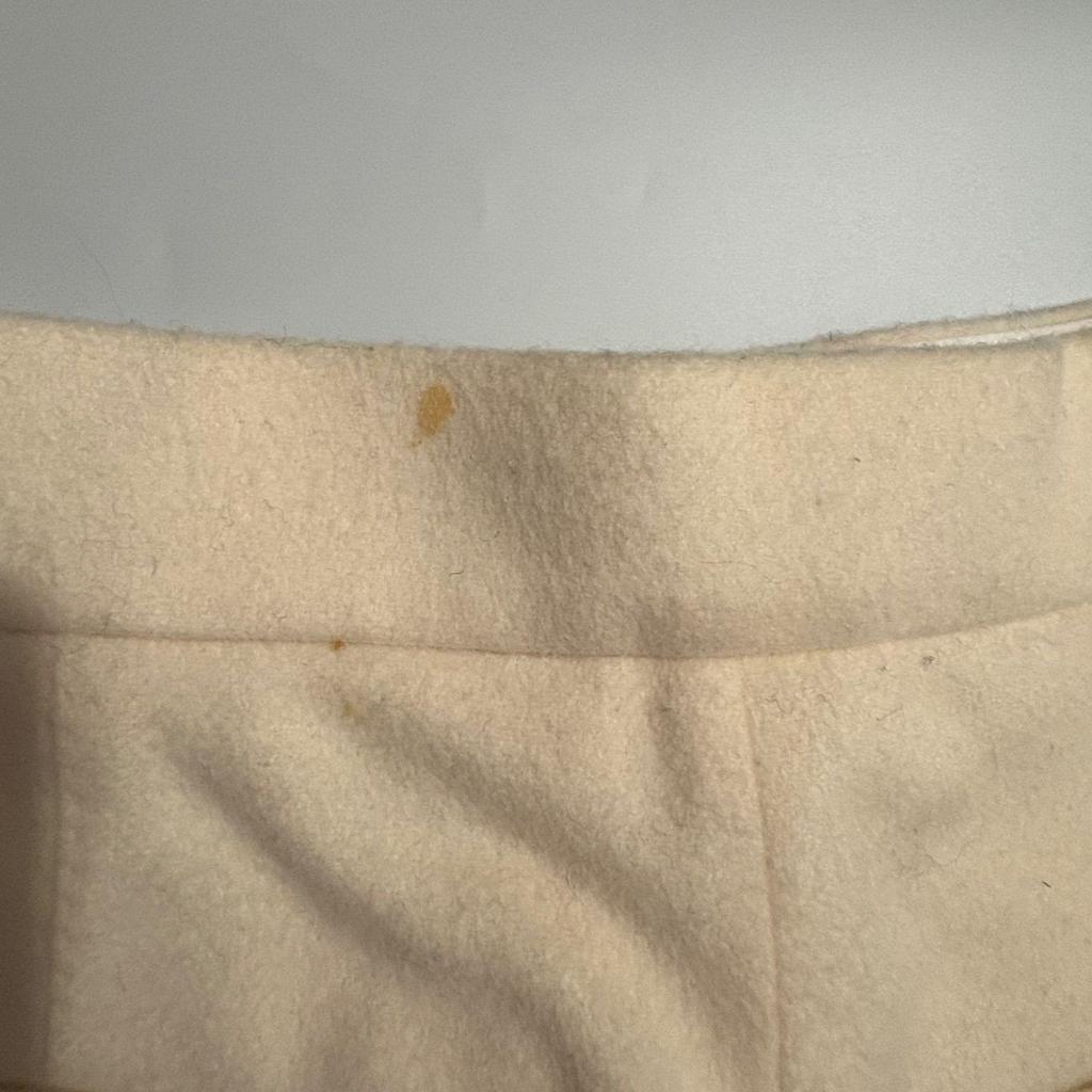 Used 〇ebure High waist wide gaucho pants 100% wool cream 36 size 2810600427 [] C rank 0908-4
