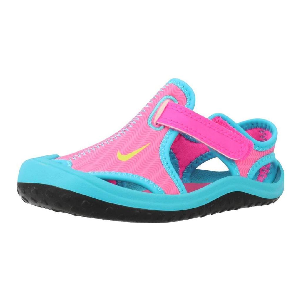 Nike Sunray Protect TD Hook and loop Sports Sandals Blue Pink Infant And Toddler 344993-612