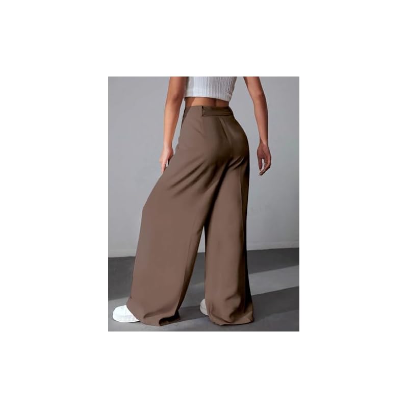 Greciilooks Women Trousers For Women | Women Trousers | Women'S High-Waisted Pant | Women Trousers Pants | Korean Trouse