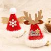 Red Mini Santa Hat Hair Clip Cute Decorative Christmas Hair Accessories for Girls Women Kids Gifts