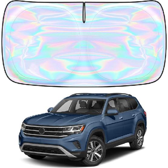 Windshield Sun Shade Cover For Kia Forte -2025 - Sunshade Compatible With Kia Forte Foldable Front Window Sunshade Sun Visor Protector Block UV Rays