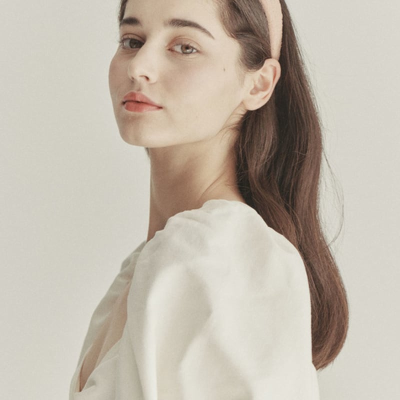 Elizabeth Moments Salmon Peach Ballerina Headband