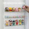 Blindbox Aufbewahrungs-Displayständer Pop Mart Transparentes Acryl Wandmontiertes Aufbewahrungsregal Handgefertigte Ornamente Wandmontierte Displayleiste