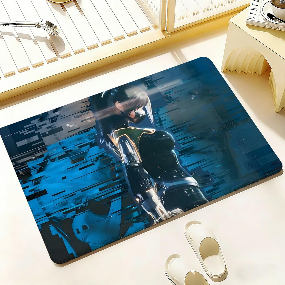 Anime Hot S-Stellar B-Blade Floor Mat Bedroom Living Room Flannel Door Mat Non-Slip Home Decor