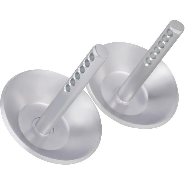 ATV Snow Plow Kit Skid Shoes with Quick-Release Cotter Pins for ATV UTV Nos 2205071 and 2208864-Skid Shoe Shaft Snow Plow Blade Base