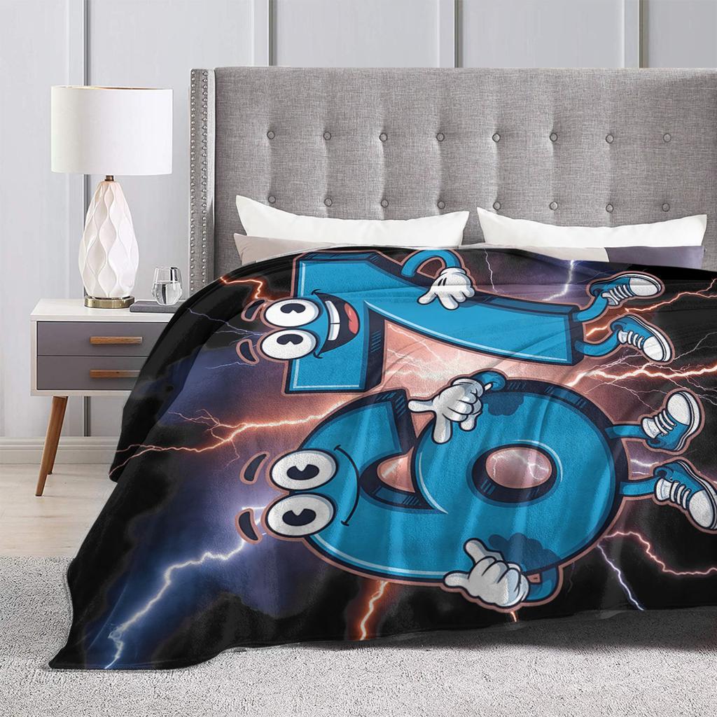 67 Six Seven 6-7 Funny Italian Brainrot Printed Blanket For Men Women Warm Cozy Fluffy Throw Blankets for Couch Multiple Sizes