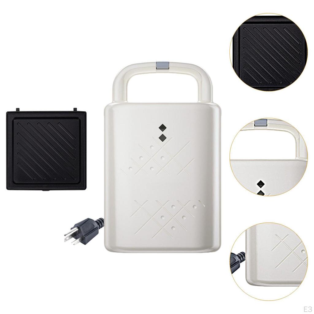 Electric Waffle Maker Cheese with Single Plate Easy To Clean Large Handle Design Small Press