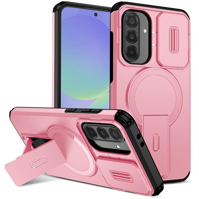 For Samsung Galaxy A16 A17 A26 A36 A56 5G Phone Case, Integrated Bracket Rotating Protective Cover Push Window Camera Protection
