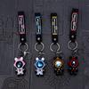 Cute Cartoon Astronauts Bear Keyring Delicate Simple Couple Dolls Pendant Creative Backpack Decoration Accessories Gifts