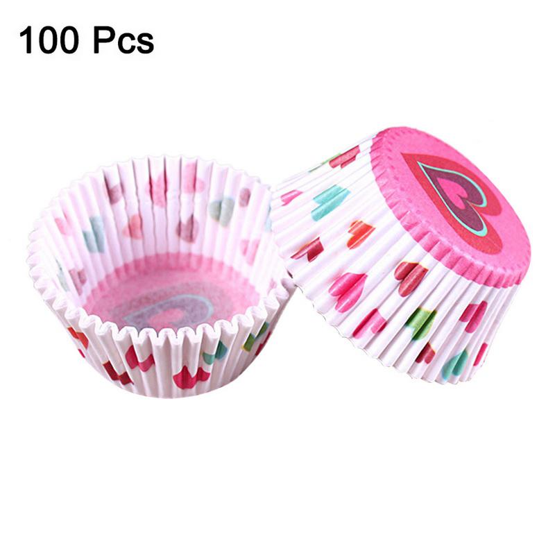 50/100pcs Multi-style Cupcake Liner Baking Cup For Wedding Party Caissettes Tulip Muffin Cupcake Paper Cup Oilproof Cake Wrapper
