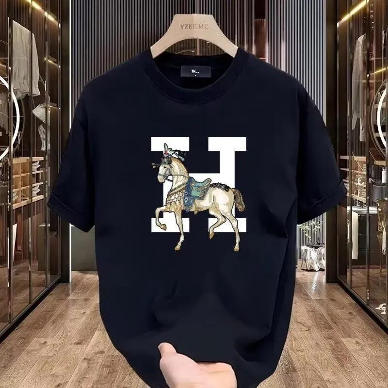 Summer High Quality Clothing Brand Designer Men's and Women's Casual T-shirt Men's Printed Letter Short Sleeve Round Neck Men's Fashion T-shirt M-5XL