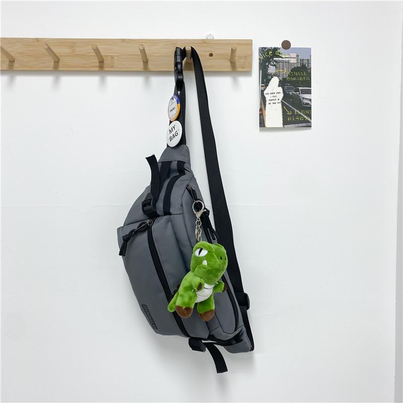 Modna unisexowa torba crossbody na klatkę piersiową i biodrowa do użytku codziennego, sportowego lub studenckiego