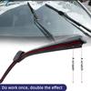 For BMW X1 E84 X3 F25 X4 F26 X5 E70 X6 Front Windshield Wiper General Motors Multifunctional Double Rubber Car Accessories