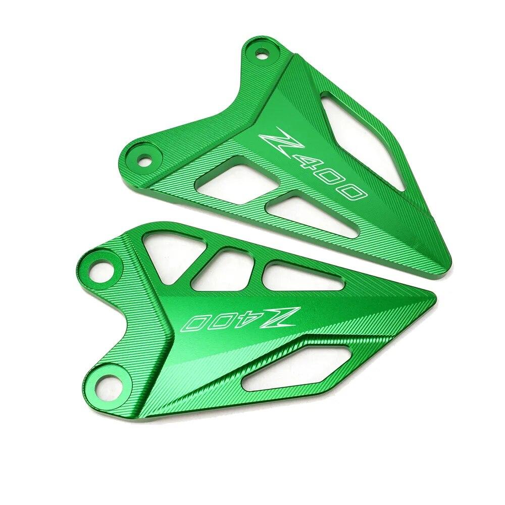 Мотоциклетная подножка для пятки, защитная пленка, защитная пленка для Kawasaki z400 Ninja 400 Z400 ninja400, аксессуары Z400 green
