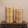 Copper Toothpick Holder Creative Bamboo Shape Toothpick Storage Container Portable Fall Resistant Toothpick Box For Table Decor