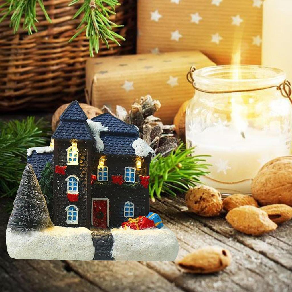 Room LED Snow Desktop Fairy Garden Snowy Decoration Collection
