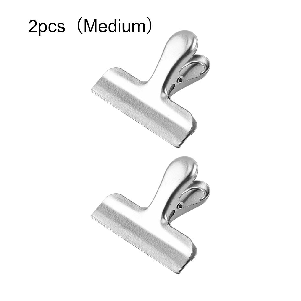 SteelFood Heat Clips Stainless Strong Kitchen Sealing Document MetalClipsBag GradeSilver Resisting Durable WaterProof
