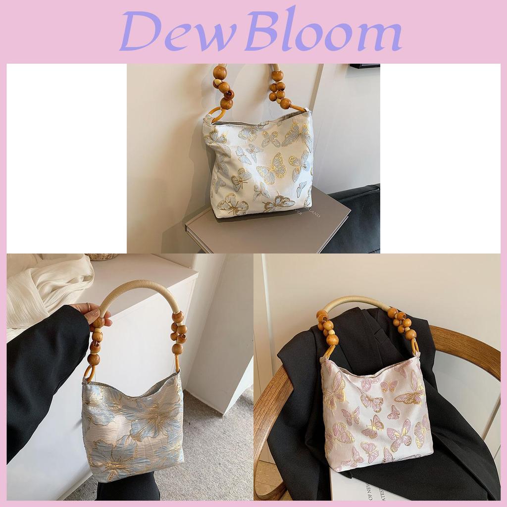 Silk Bucket Bag For Women With Magnetic Closure And Internal Phone Pocket For Daily Use
