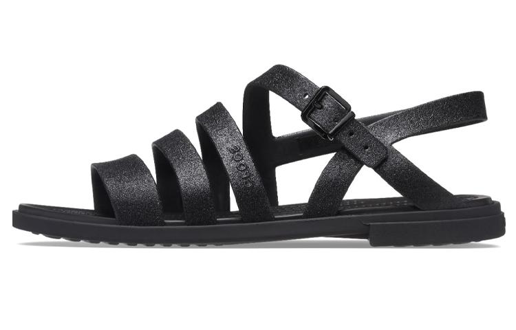 Сандалии Crocs Tulum  Полностью черные  Женские 206737-0L9 36-37
