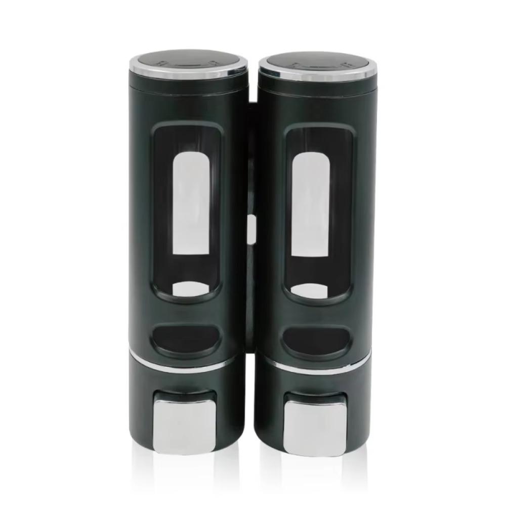 Manual Press Liquid Soap Container Wall-Mount Hand Sanitizer Jar Soap Dispenser Shampoo