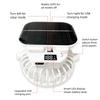 Digital Display Screen Solar Fan Visor Hat Breathable Mesh Women's Picking Tea Hat  Tea Picking