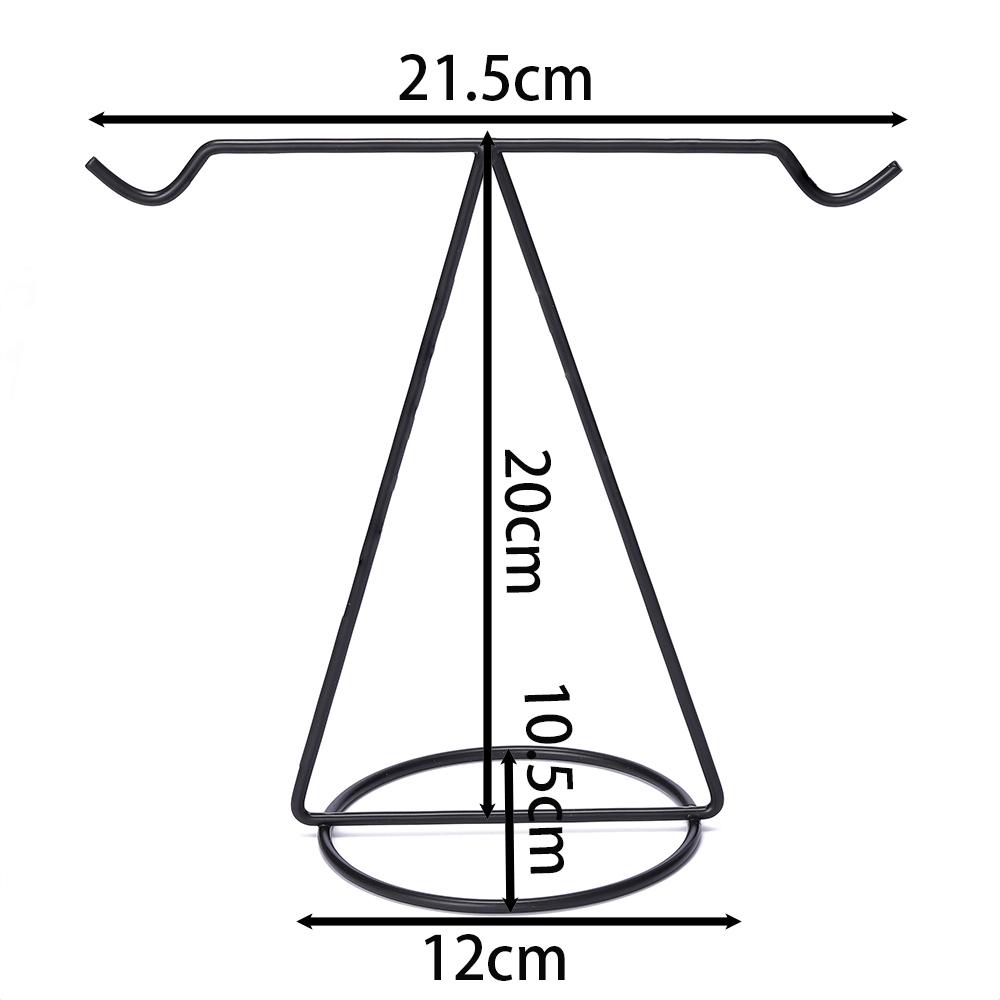 Metal Gold T-shaped Earrings Ring Necklace Watch Jewelry Shelf Jewelry Stand Counter Pendant Jewelry Organizer Display Stand