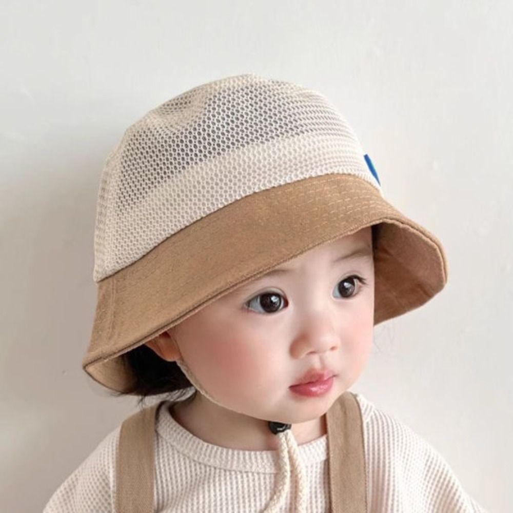 Sun Protection Bucket Hat Breathable Basin Cap New Fisherman Hats  Kids