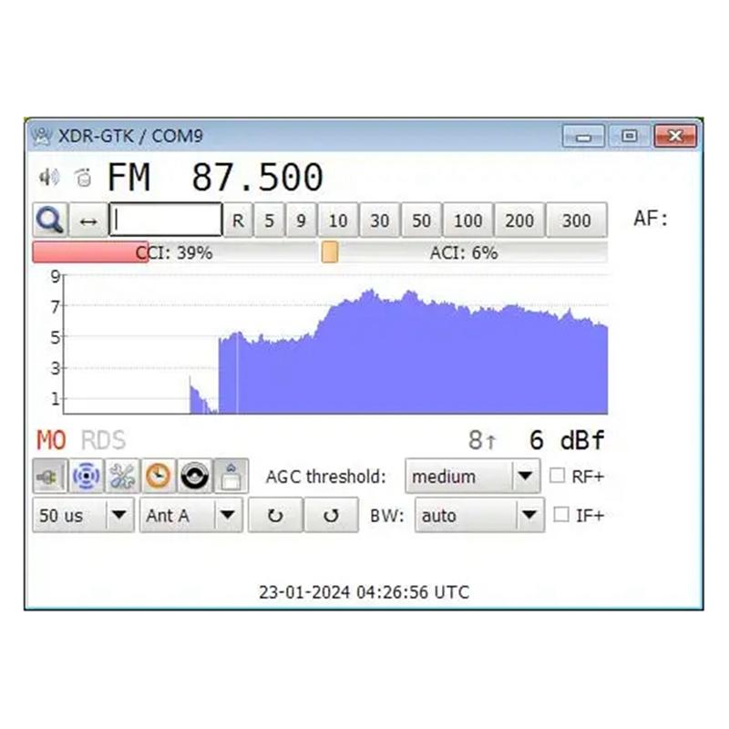 

A96I-64-108MHZ Портативний повнодіапазонний радіоприймач TEF6686 Приймач RDS AM FM SW MW LW З антеною 2,8-дюймовий екран PE5PVB Міцний срібний