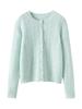 Heavy Industry Cashmere Crochet Hollow Cardigan - Women's Autumn/Winter Loose Knit Fashion Sweater Coat