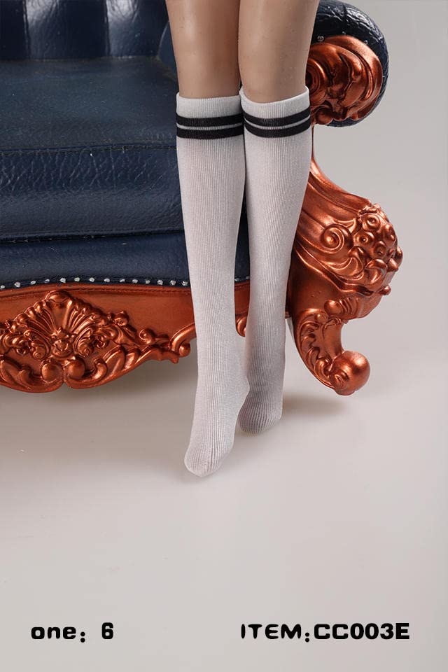 Scale Figure for CDTOYS CC003E Latest Sexy High School Girl JK White Stocking Clothes and Shoes Not [TOYBARJAPAN] 1/6 Etc. (body, Included)